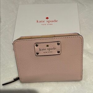 New in box! Kate Spade Blush Pink Leather Wallet